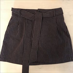 Urban outfitters pin striped mini skirt